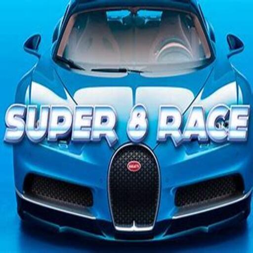 Super 8 Race: Conquer the Track with Bugatti's Finest!